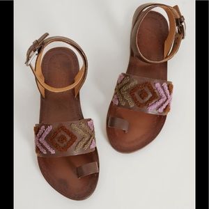 Free People Torrence Sandal in Mauve size 38 new!